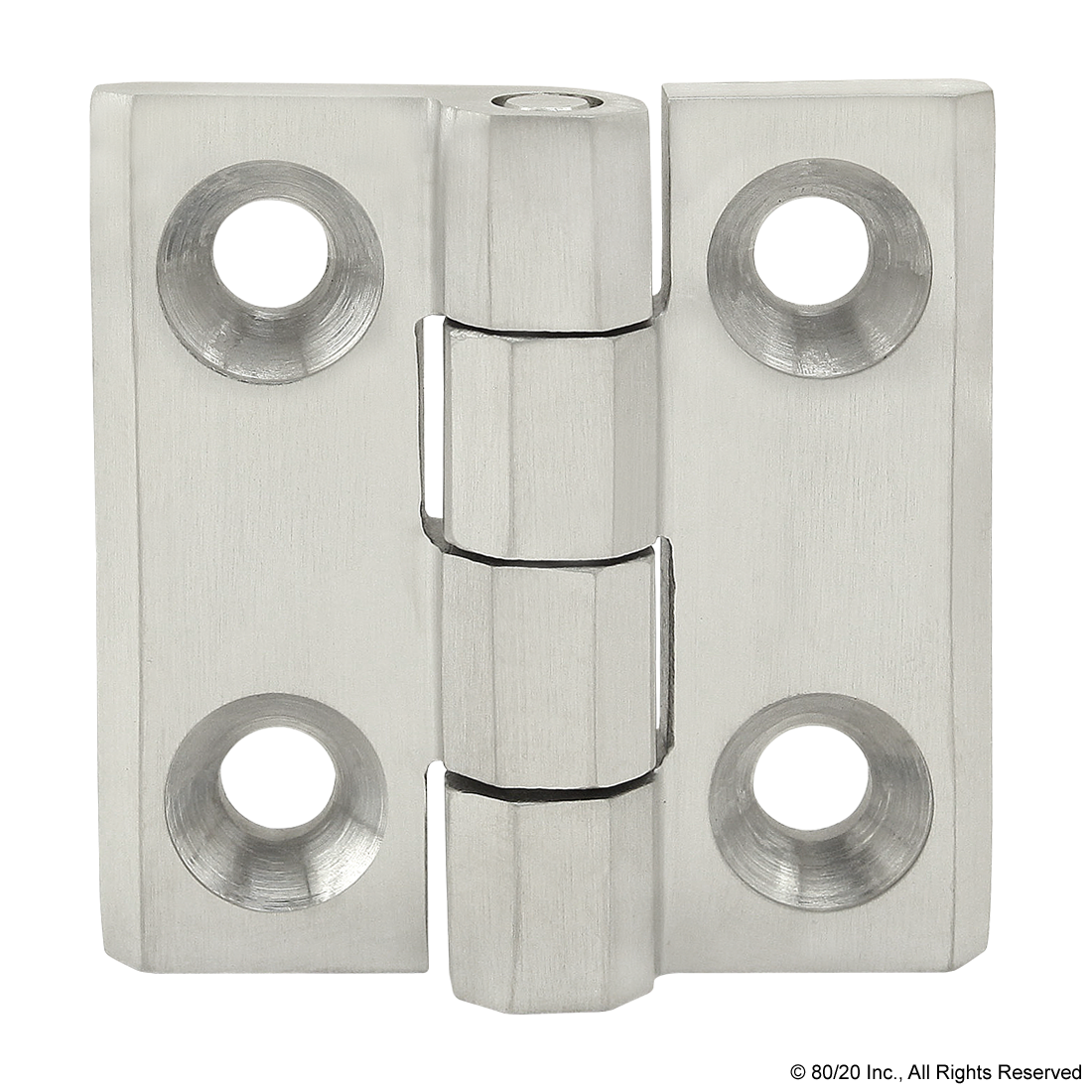 10 & 25 SERIES 4 HOLE - STANDARD STAINLESS STEEL HINGE