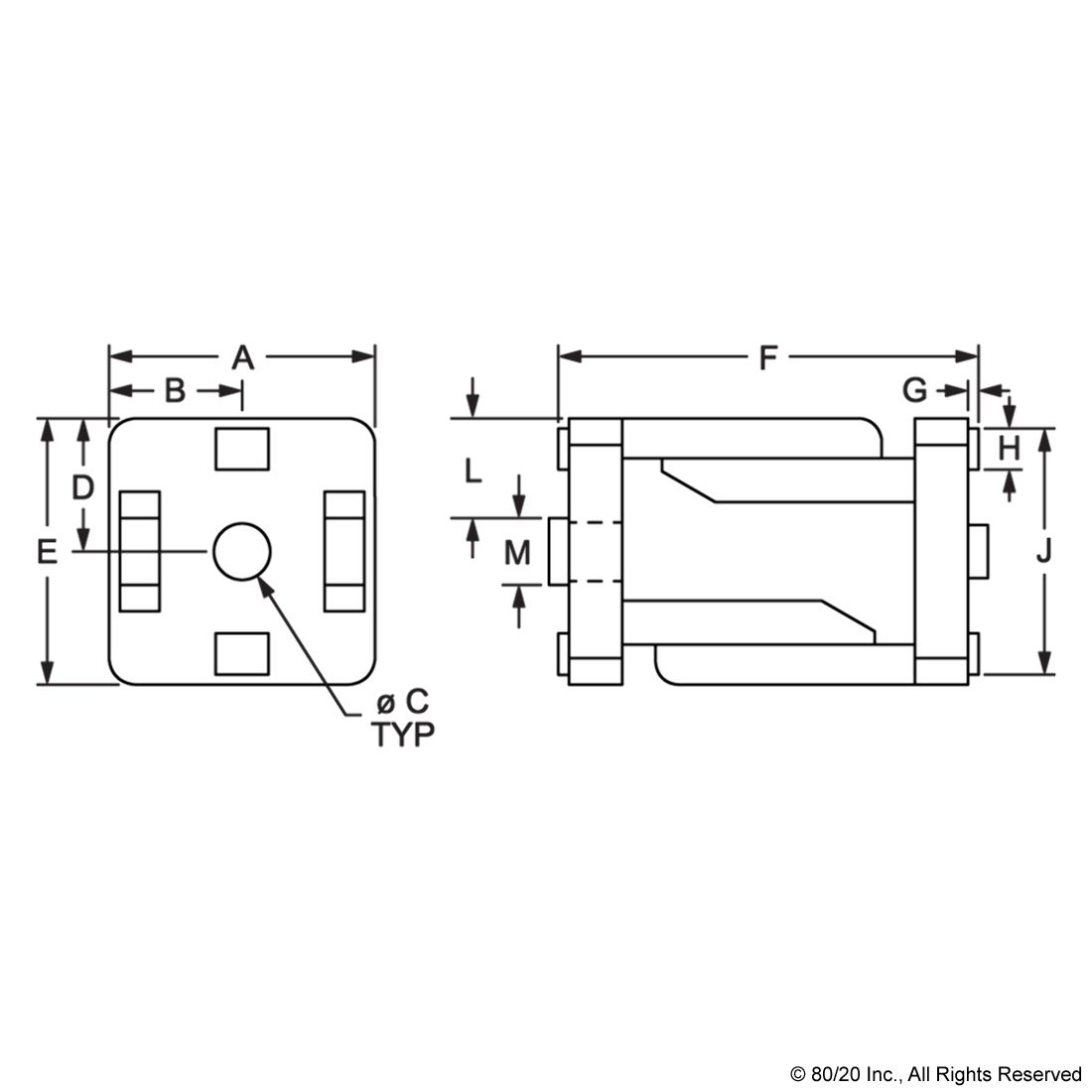 40 SERIES 2 HOLE - PIVOT JOINT