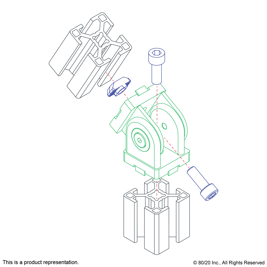 40 SERIES 2 HOLE - PIVOT JOINT