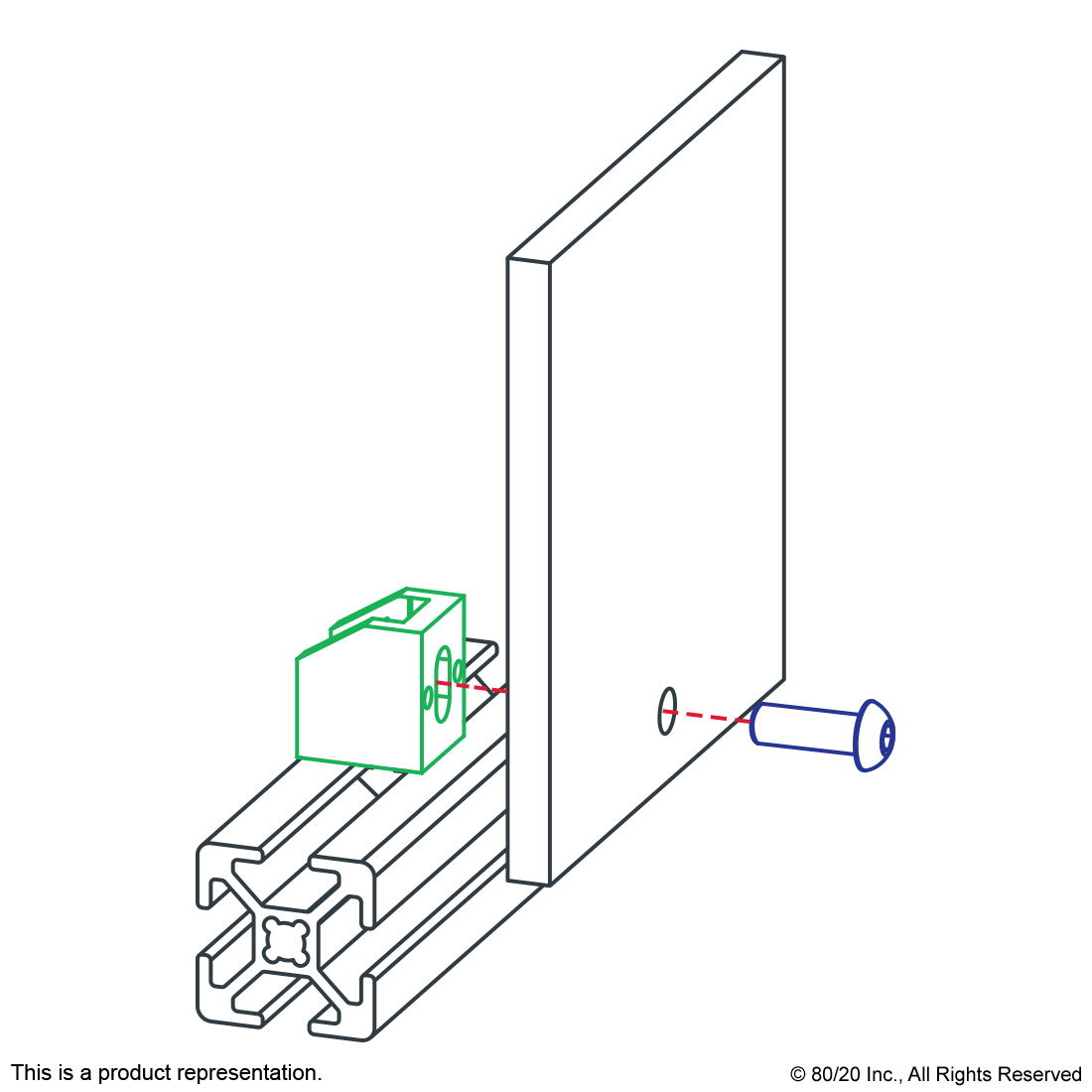 45 SERIES DROP-IN LITE PANEL MOUNT BLOCK