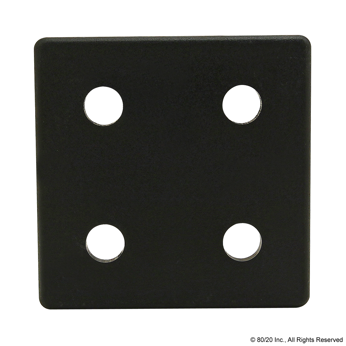 10 SERIES END CAP WITH PUSH-IN FASTENER