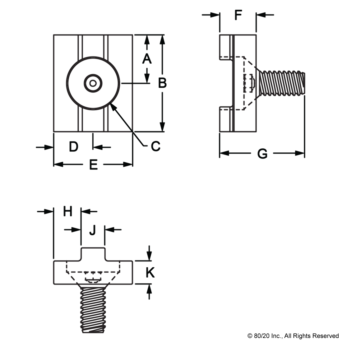 10 SERIES ECONOMY SLIDING DOOR GLIDE