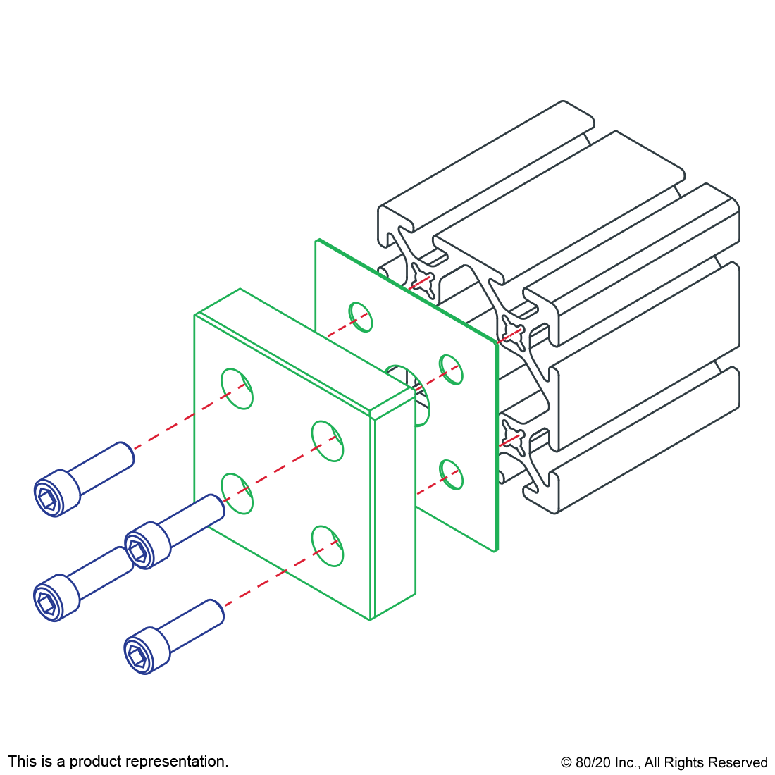 15 SERIES 5-HOLE SQUARE PRESSURE MANIFOLD FEED PLATE