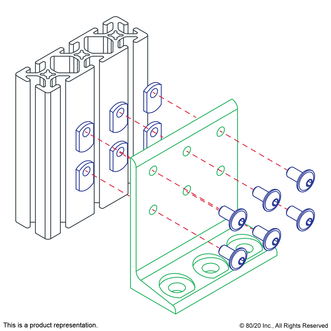10 SERIES 2" ECONOMY FLOOR MOUNT BASE PLATE