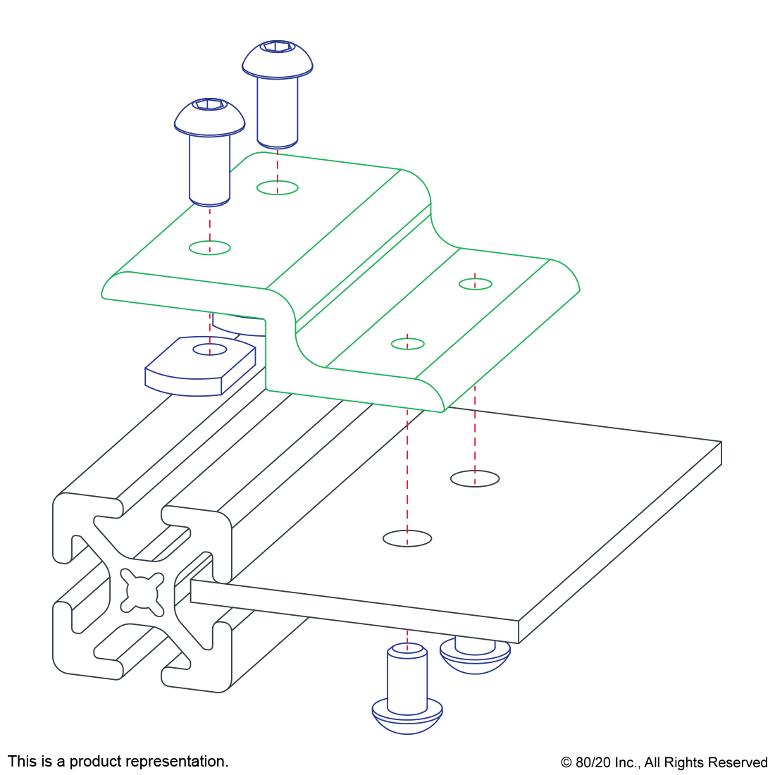 10 SERIES SINGLE ARM WIDE PANEL RETAINER