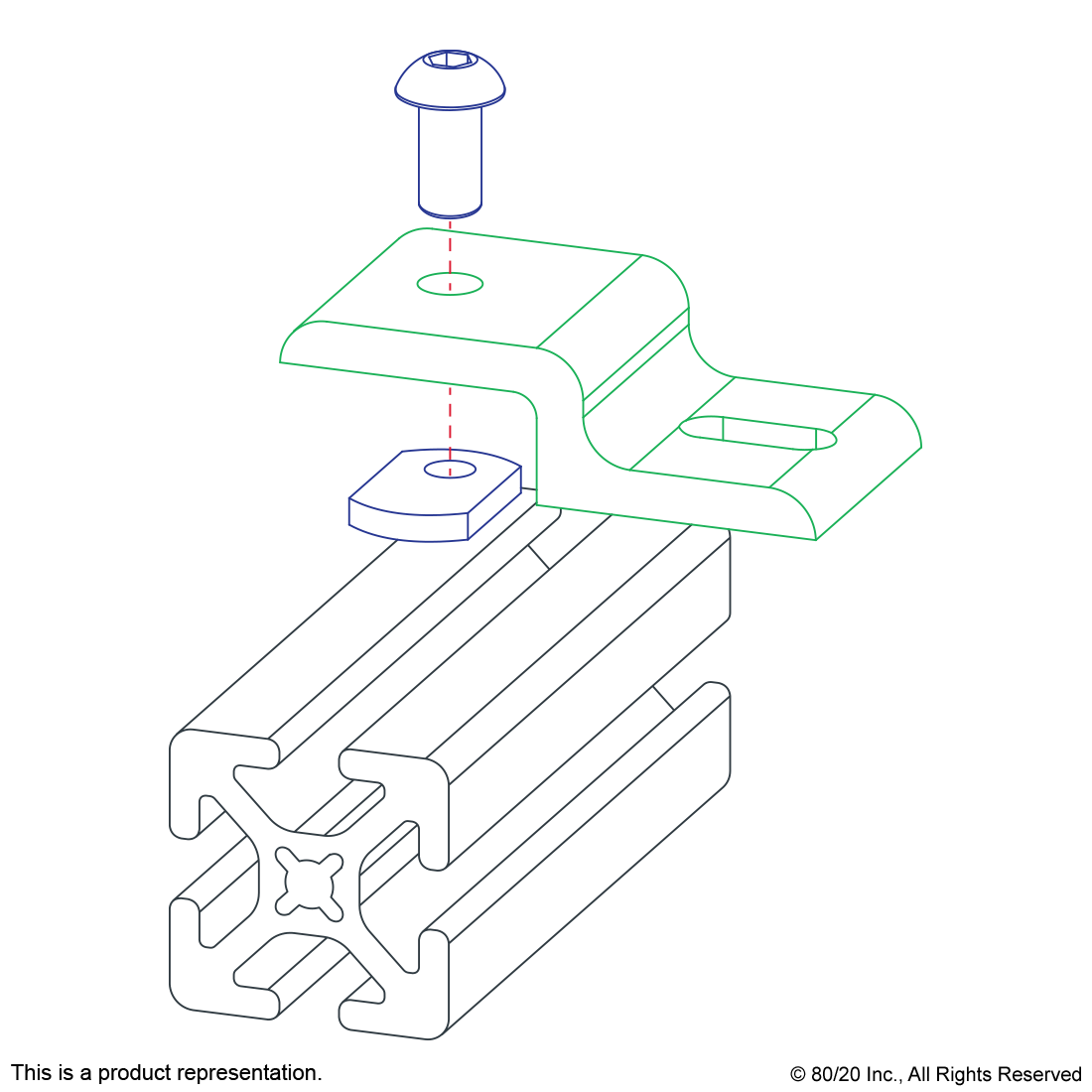 25 SERIES SINGLE ARM NARROW MESH RETAINER