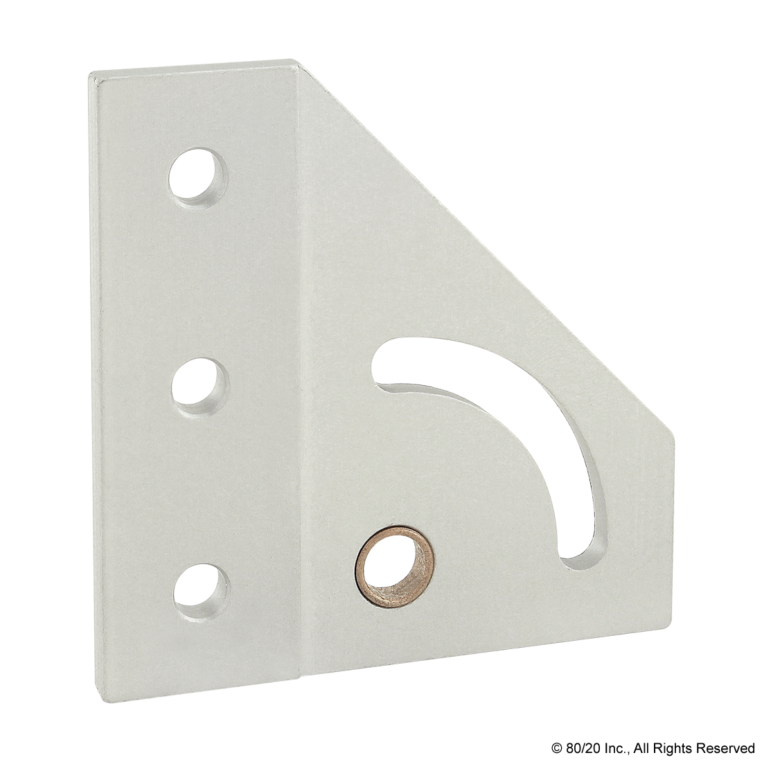 25 SERIES 90 DEGREE LEFT HAND PIVOT BRACKET PLATE