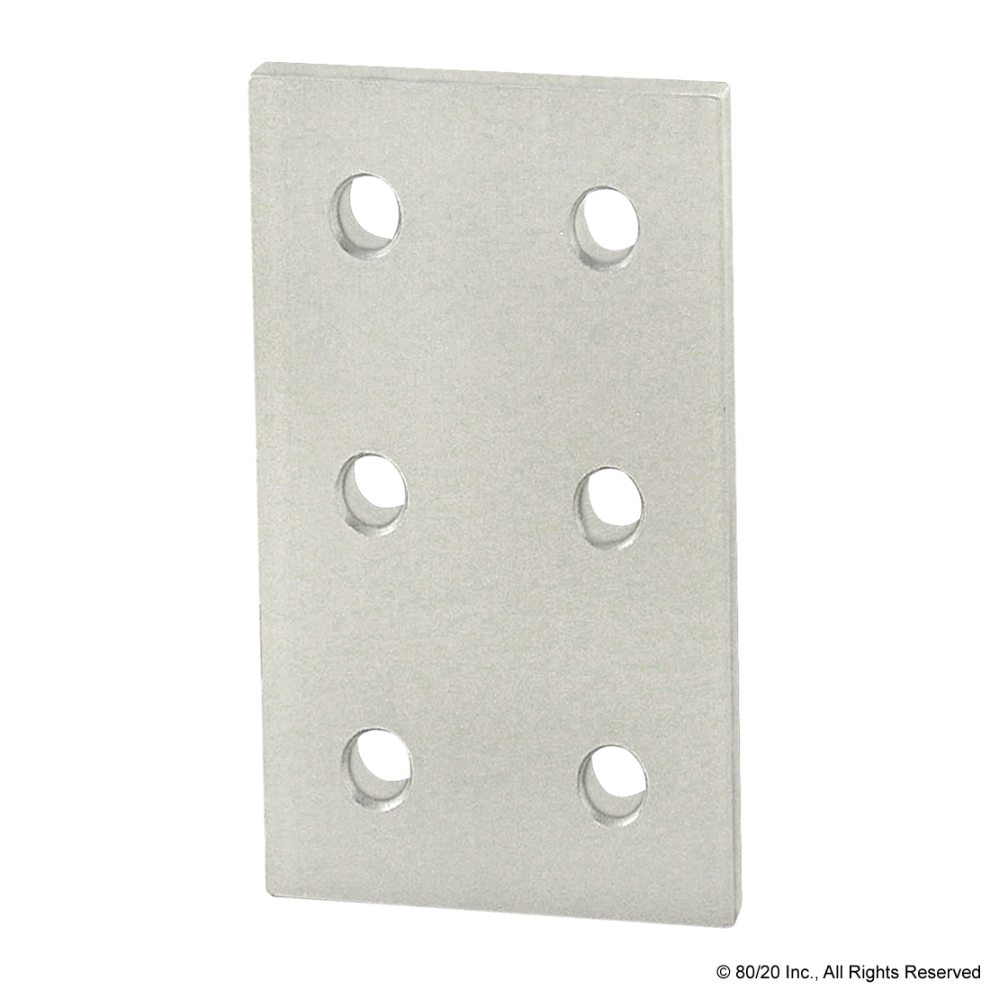 25 SERIES 6 HOLE - RECTANGULAR FLAT PLATE
