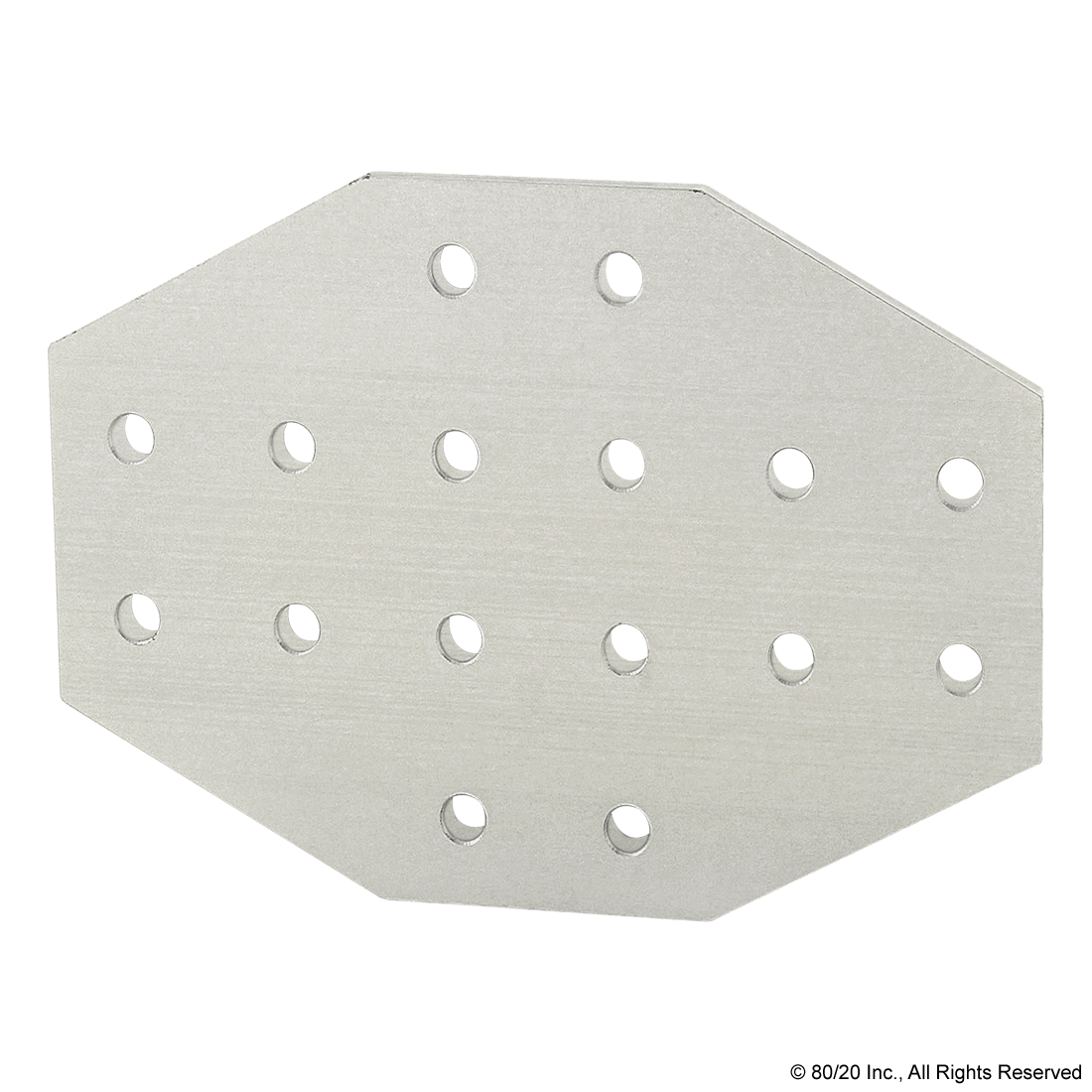 25 SERIES 16 HOLE - CROSS FLAT PLATE