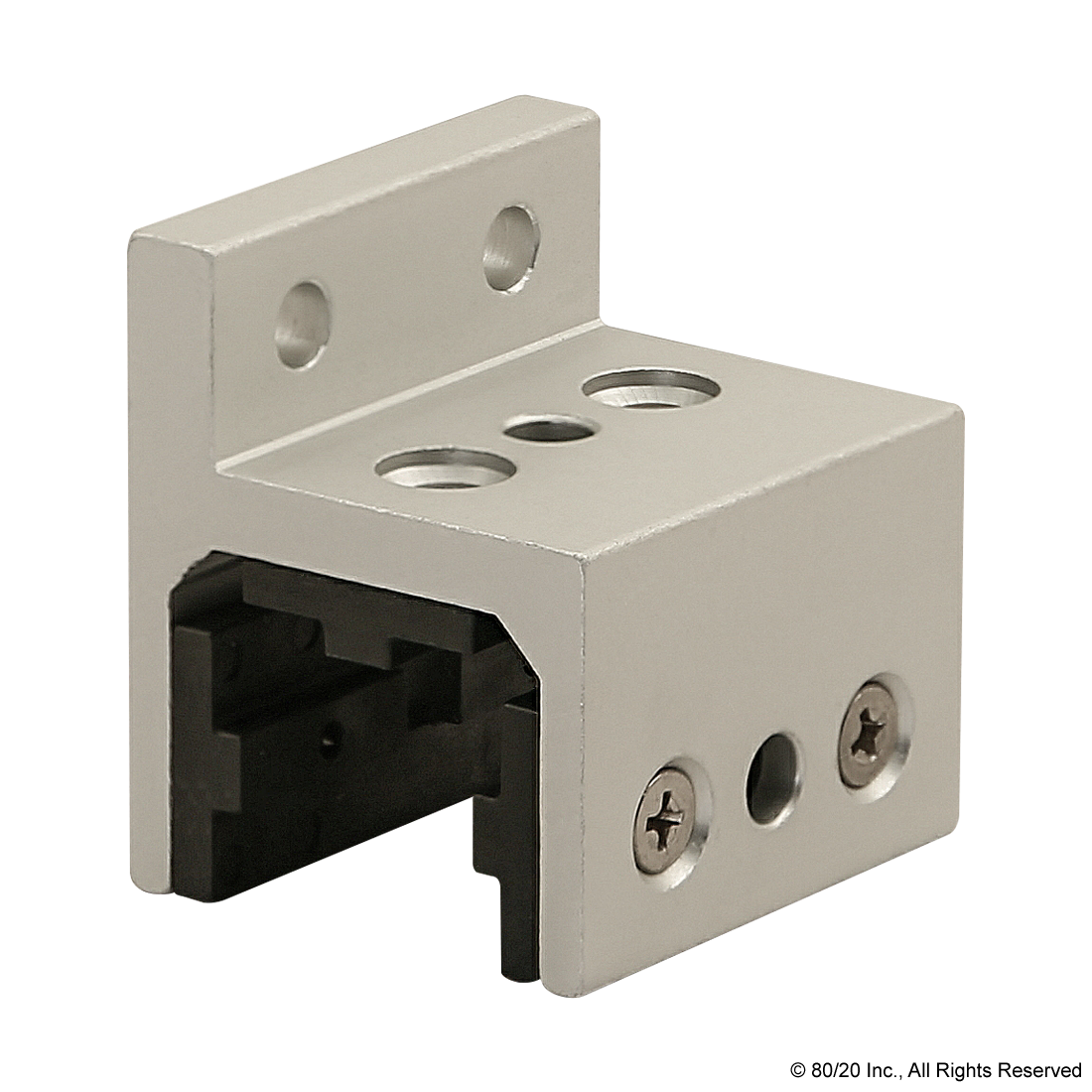 25 SERIES 3 SLOT MOUNT - SINGLE FLANGE SHORT STANDARD LINEAR BEARING WITH BRAKE HOLES