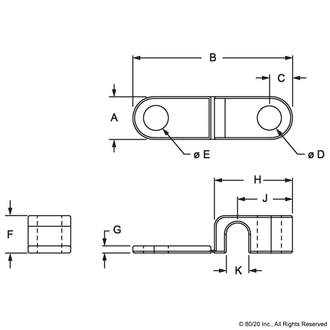 10 & 15 SERIES SINGLE CABLE & TUBE CLAMP