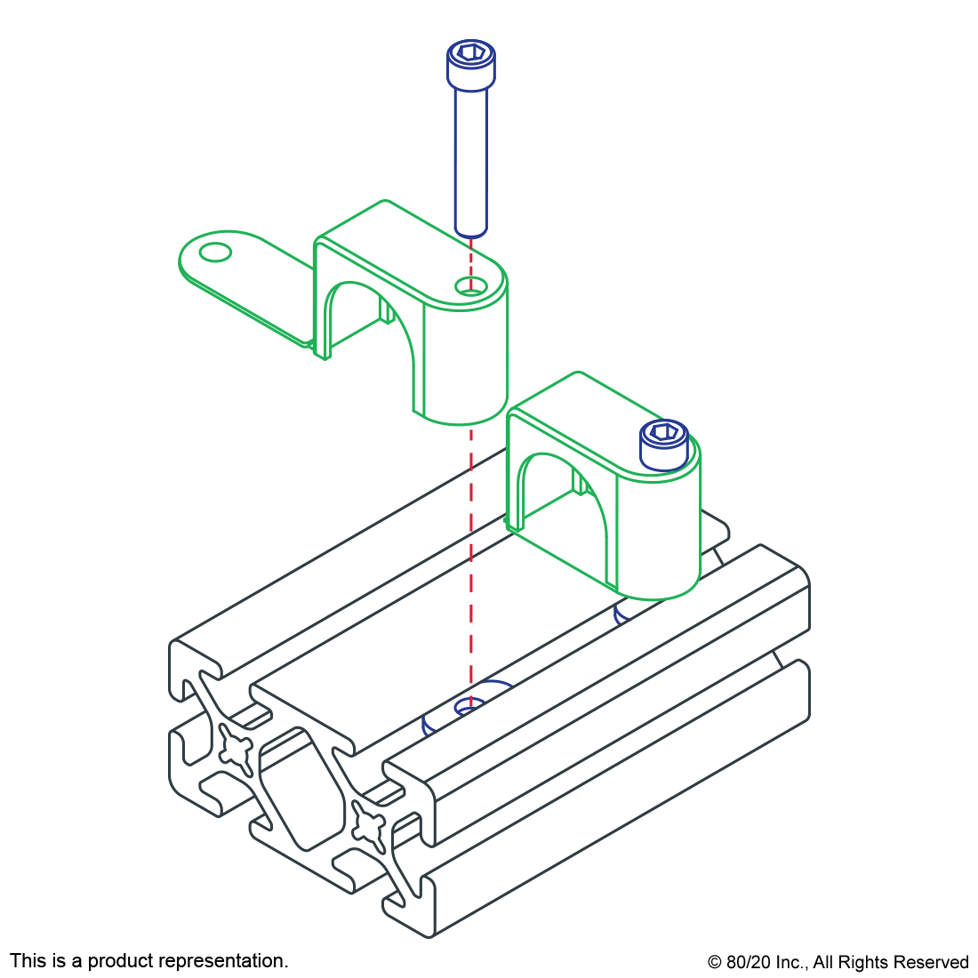 10 & 15 SERIES SINGLE CABLE & TUBE CLAMP