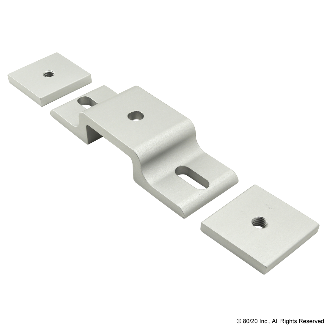 15 SERIES & READY TUBE DOUBLE ARM NARROW MESH RETAINER WITH NARROW BACKING PLATE