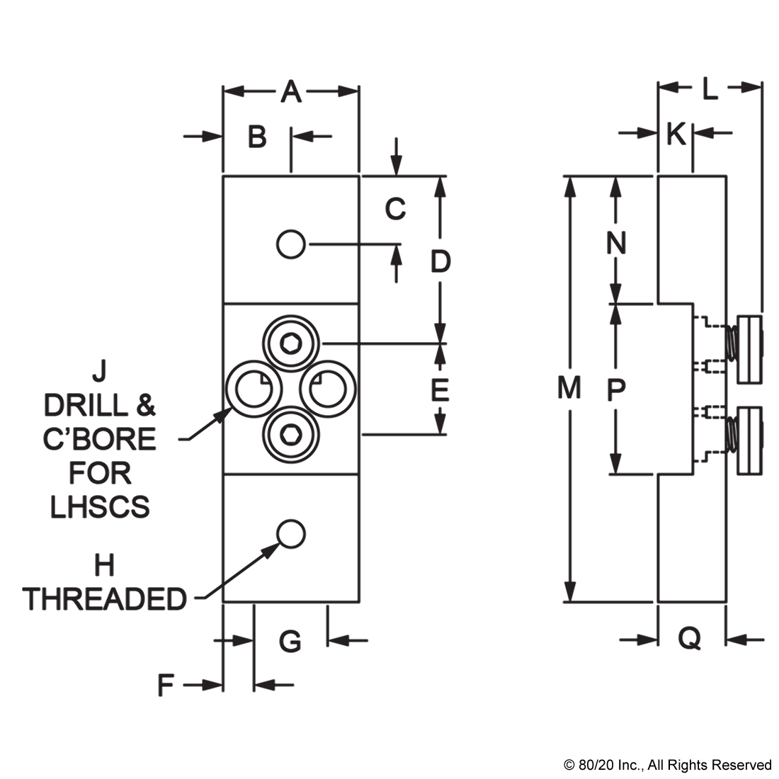 10 SERIES DUAL ROLLER WHEEL BRACKET