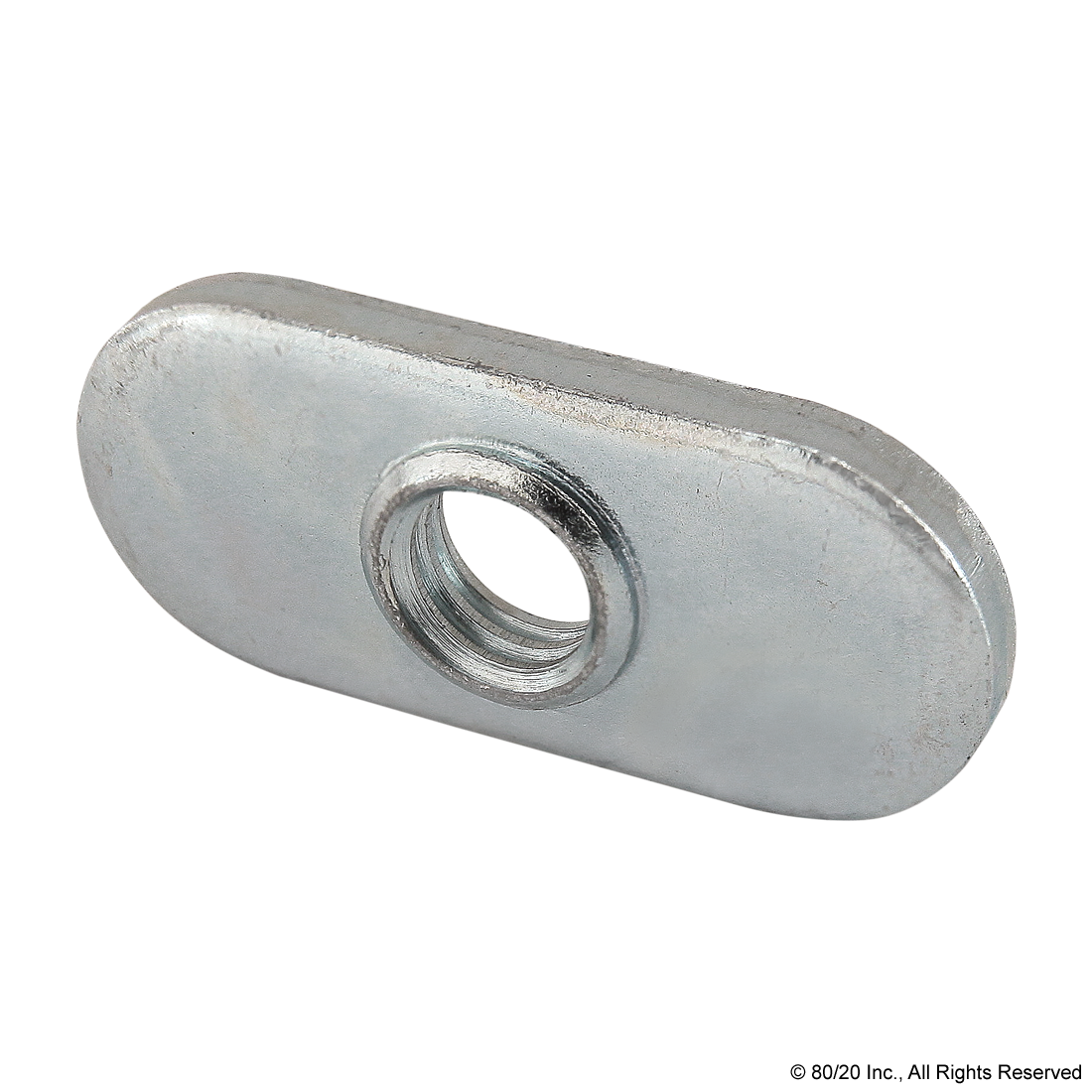 M6 SLIDE-IN ECONOMY T-NUT - CENTERED THREAD