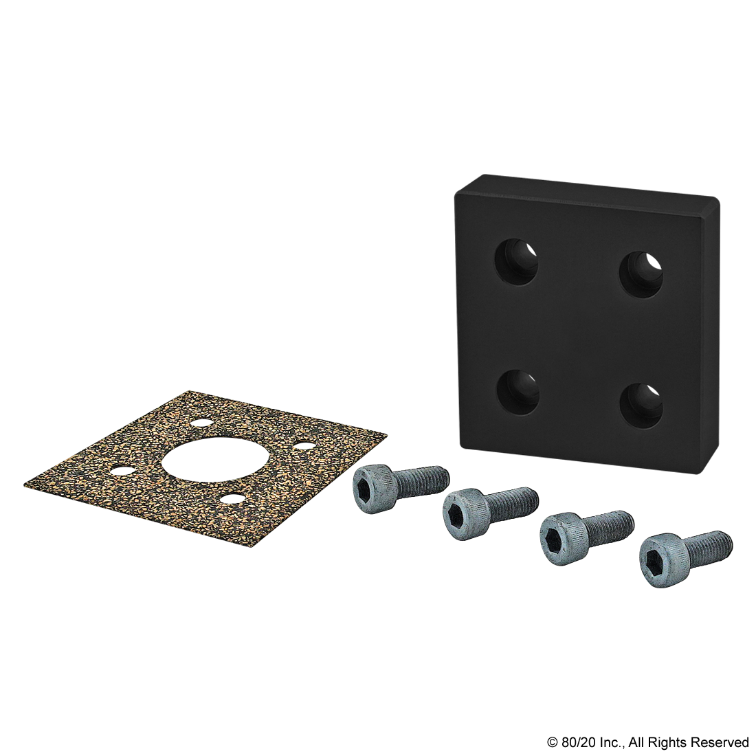 40 SERIES 4-HOLE PRESSURE MANIFOLD STOPPER PLATE