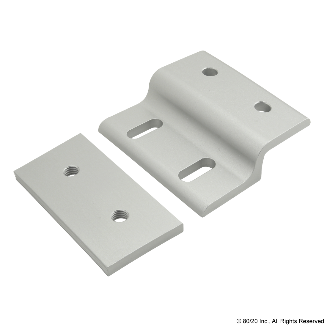 40 SERIES SINGLE ARM WIDE MESH RETAINER WITH WIDE BACKING PLATE