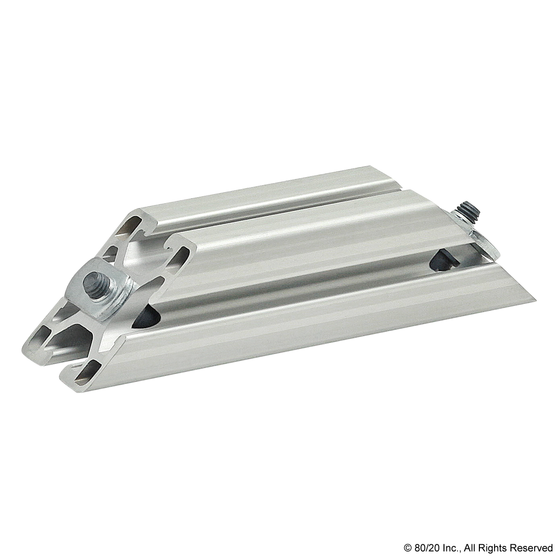 40-4040-LITE 45 DEGREE SUPPORT, 160MM LONG,