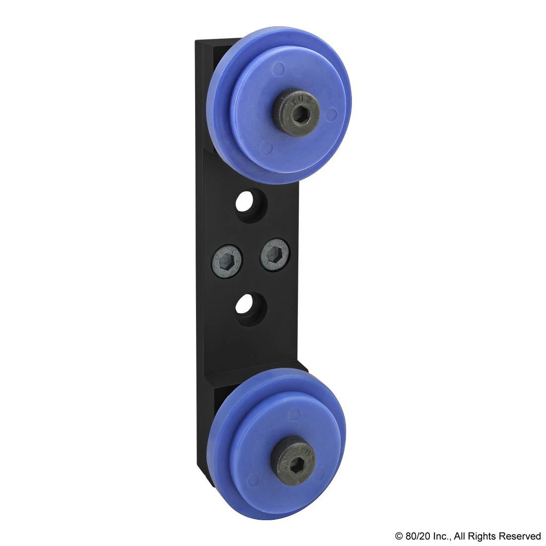 40 SERIES DUAL ROLLER WHEEL BRACKET ASSEMBLY