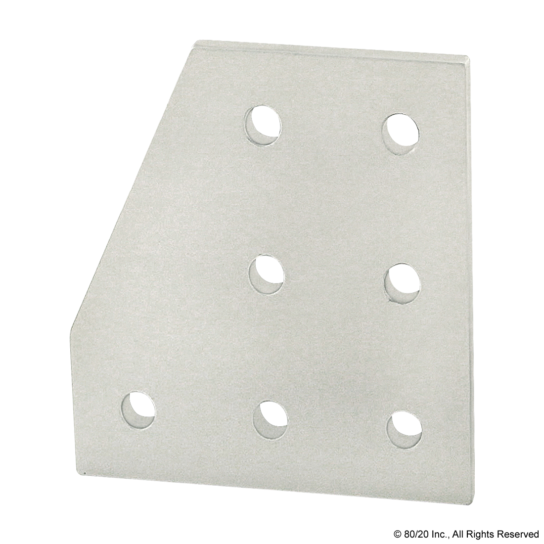 10 SERIES 7 HOLE - 90 DEGREE ANGLED STACKED FLAT PLATE