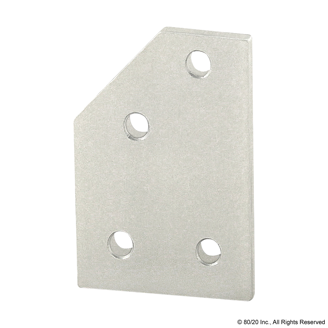 10 SERIES 4 HOLE - 45 DEGREE ANGLED FLAT PLATE