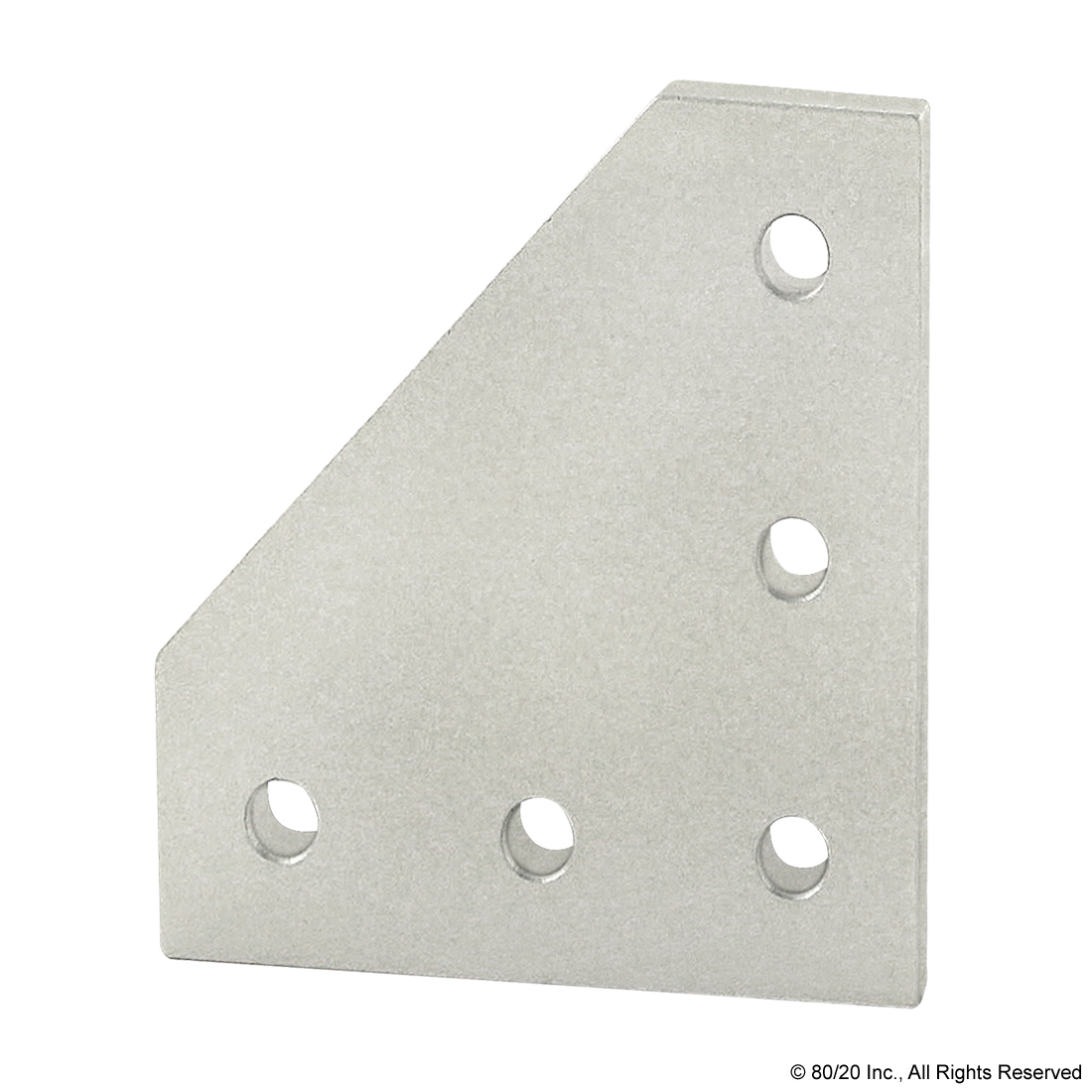 10 SERIES 5 HOLE - 90 DEGREE ANGLED FLAT PLATE