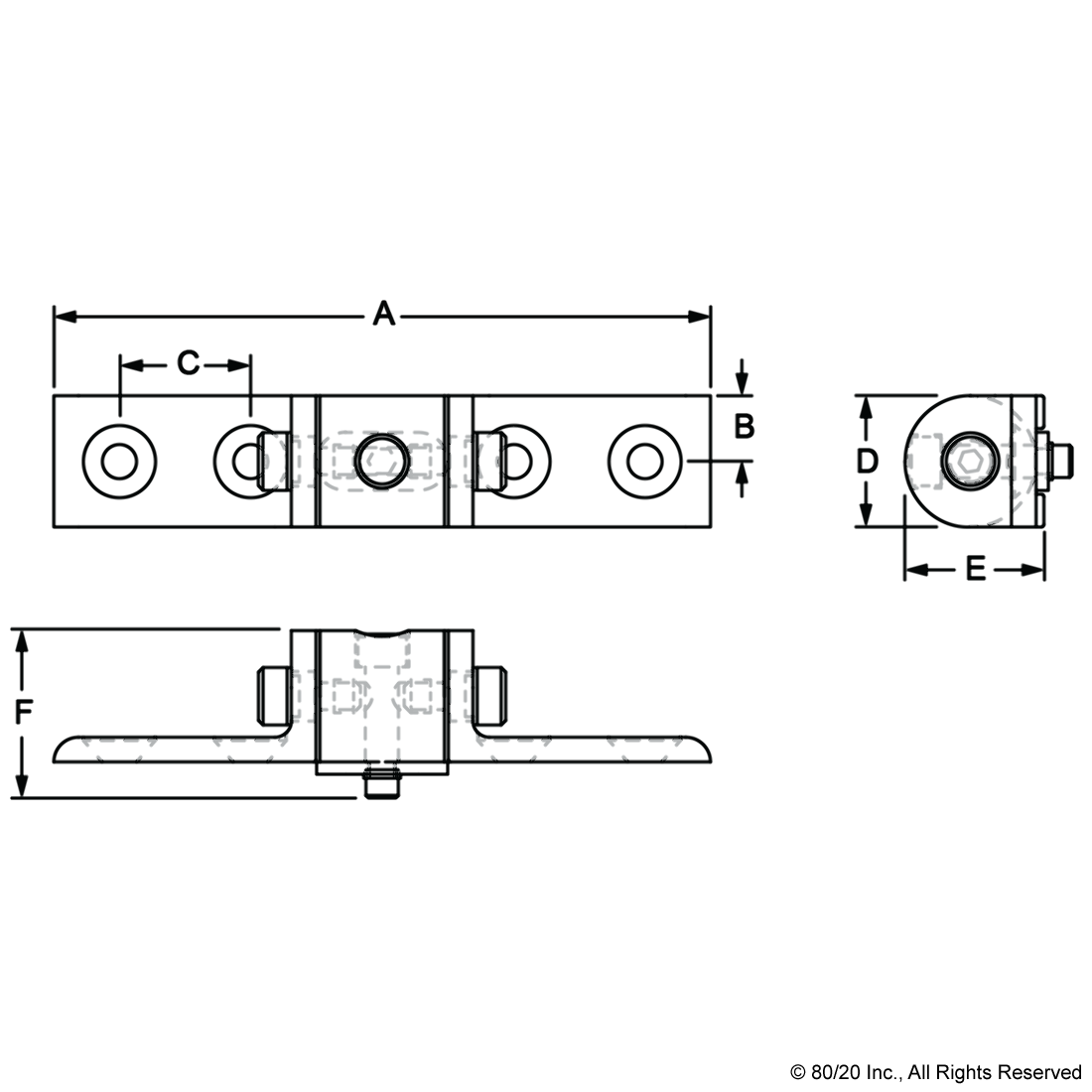 15 SERIES STANDARD 0 DEGREE DYNAMIC PIVOT ASSEMBLY WITH DUAL Â€œL" ARMS