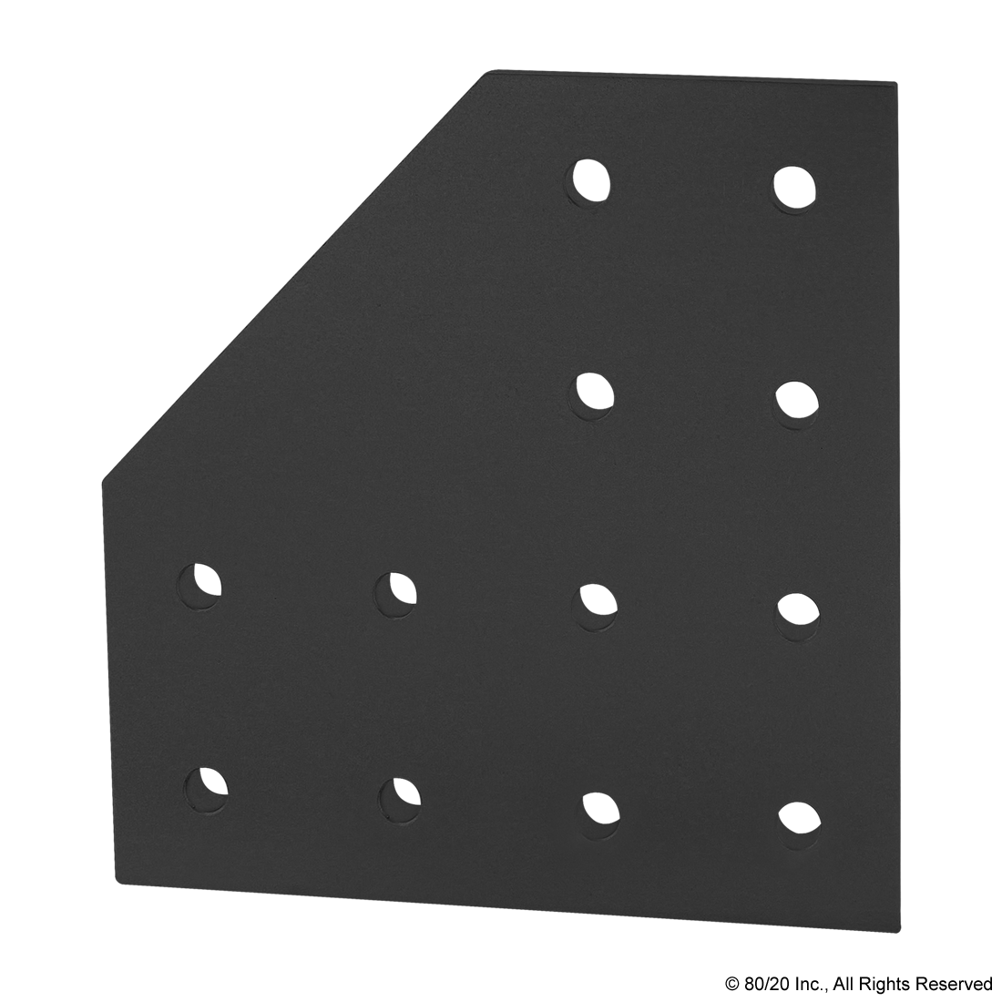 15 SERIES 12 HOLE - 90 DEGREE ANGLED FLAT PLATE