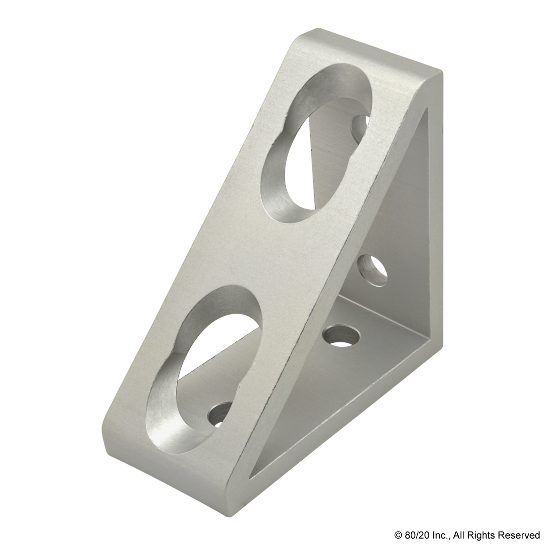 15 SERIES & READY TUBE 4 HOLE - TALL GUSSETED INSIDE CORNER BRACKET