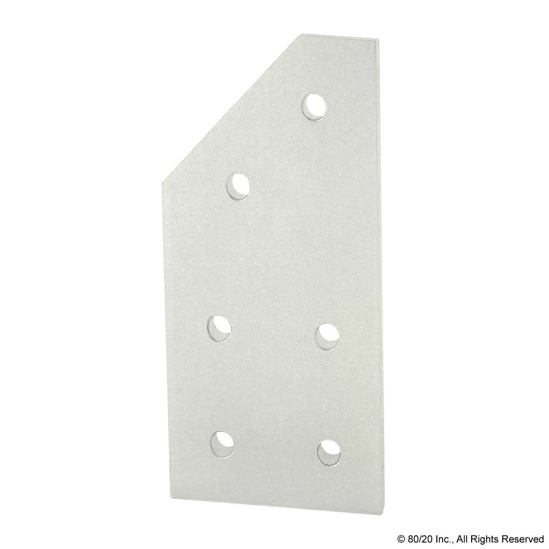 15 SERIES 6 HOLE - 45 DEGREE ANGLED FLAT PLATE