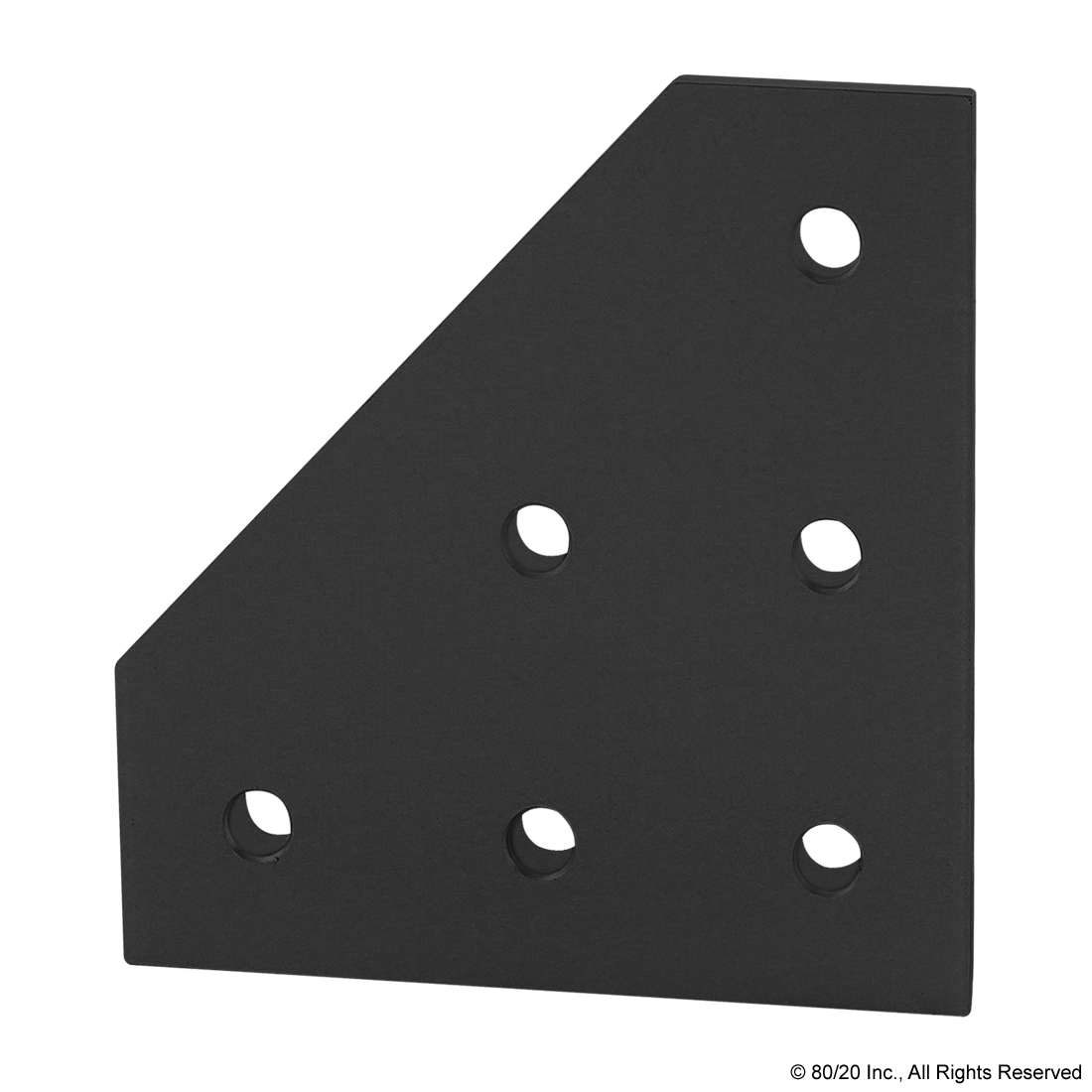 15 SERIES 6 HOLE - 90 DEGREE ANGLED SQUARED FLAT PLATE