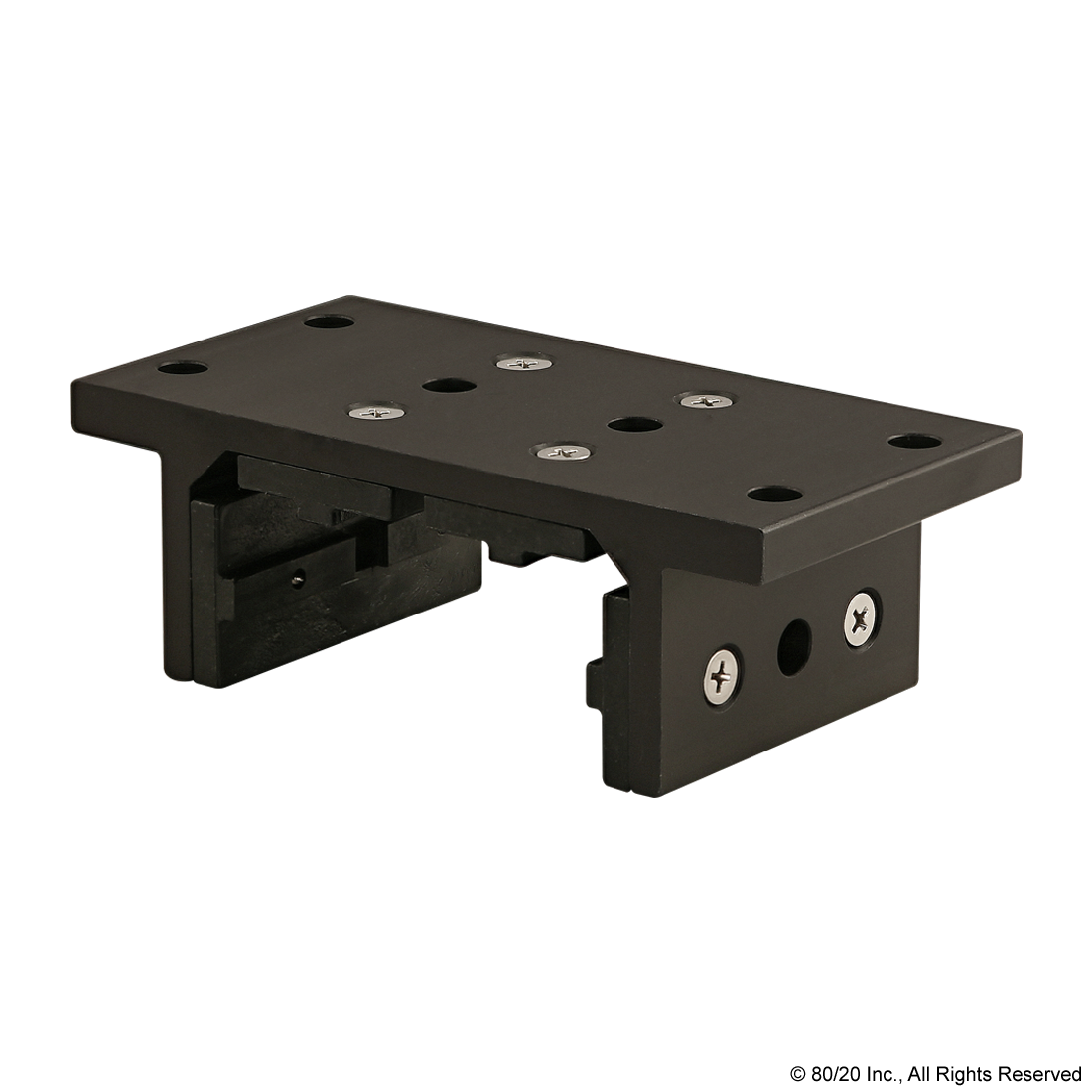 15 SERIES 4 SLOT MOUNT - DOUBLE FLANGE SHORT STANDARD LINEAR BEARING WITH BRAKE HOLES