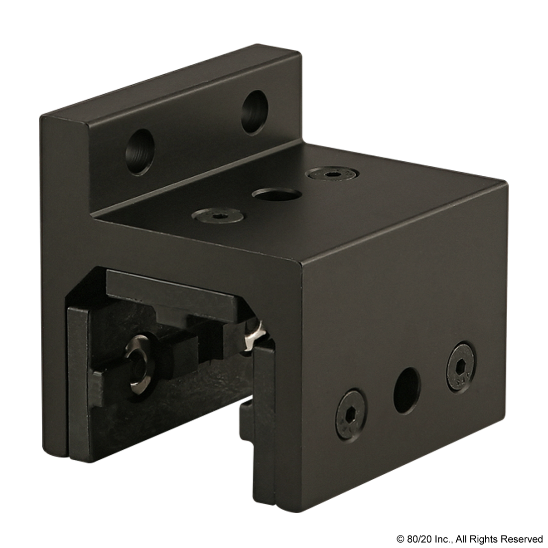 15 SERIES 3 SLOT MOUNT - SINGLE FLANGE SHORT HIGH-CYCLE LINEAR BEARING WITH BRAKE HOLES