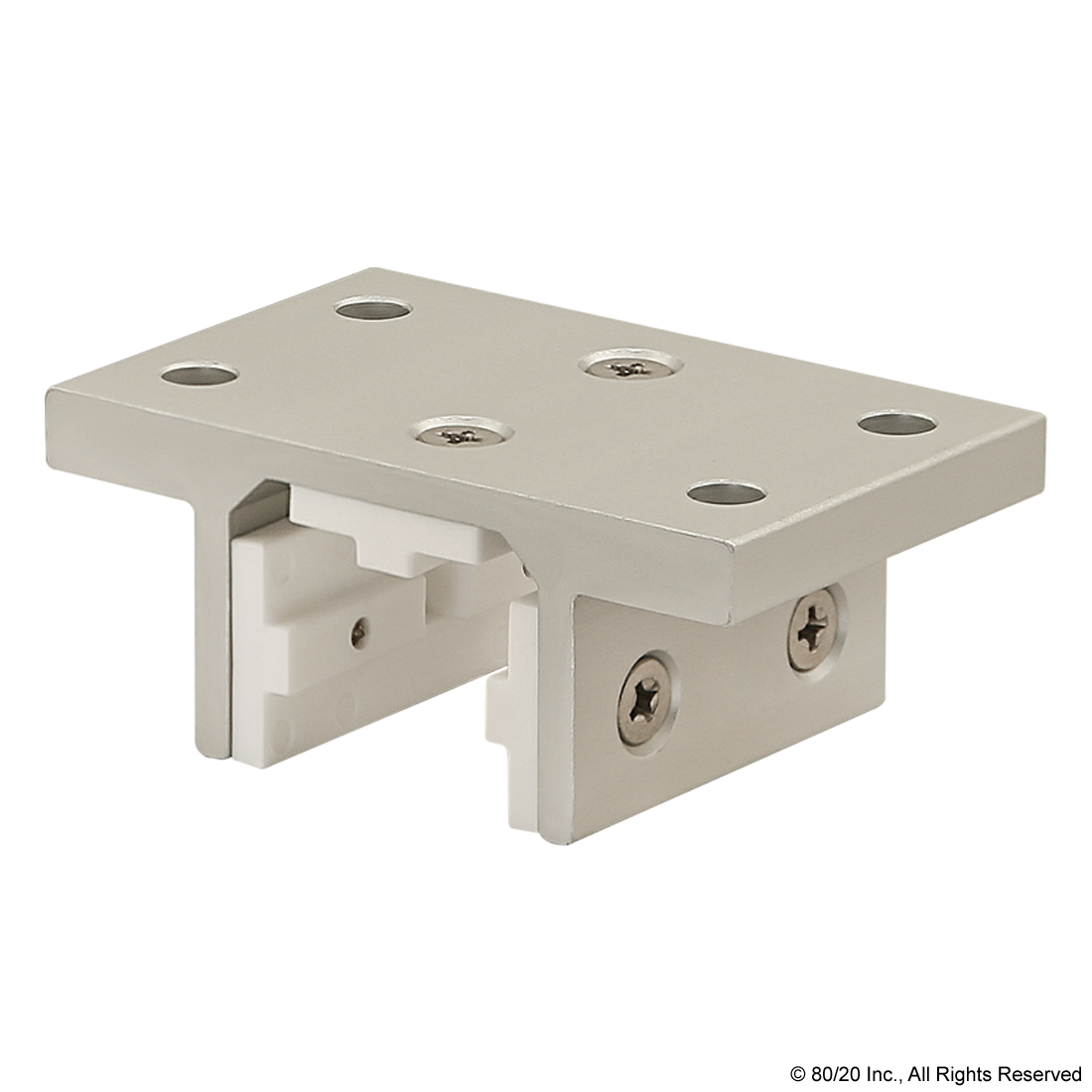10 SERIES 3 SLOT MOUNT - DOUBLE FLANGE SHORT STANDARD LINEAR BEARING