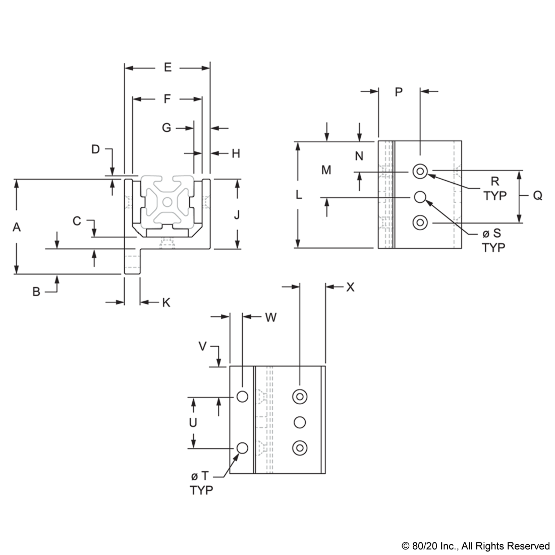 15 SERIES 3 SLOT MOUNT - SINGLE FLANGE SHORT HIGH-CYCLE LINEAR BEARING