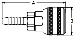 FEM. 6000 3/4` LAITON TAR 1/2` NPT