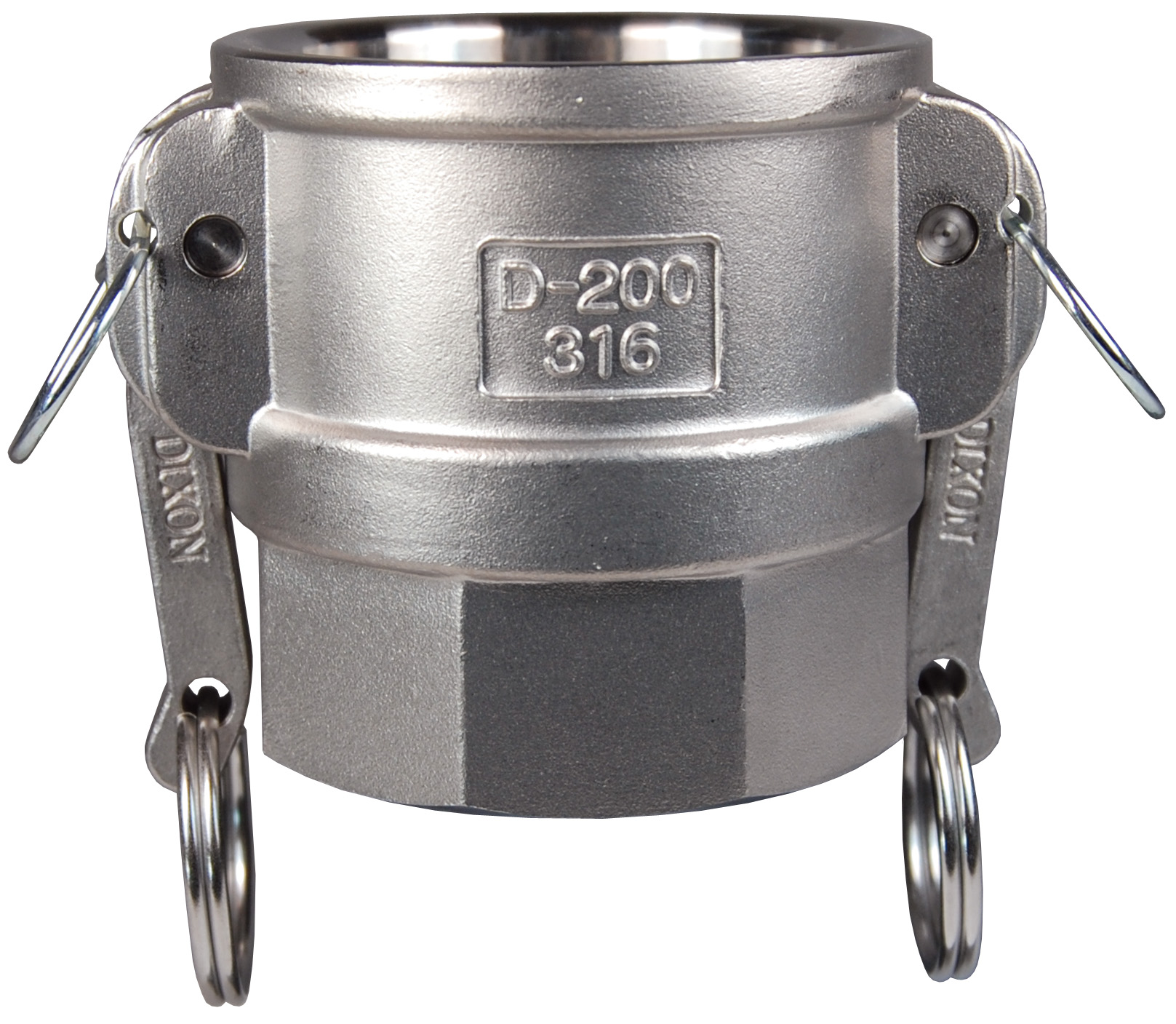 Dixon Valve LSS248 Stainless Steel Quick Release Worm-Drive Hose Clamp – 1/2 Inch Band, Fits 10-3/4 To 16 Inch OD Hose