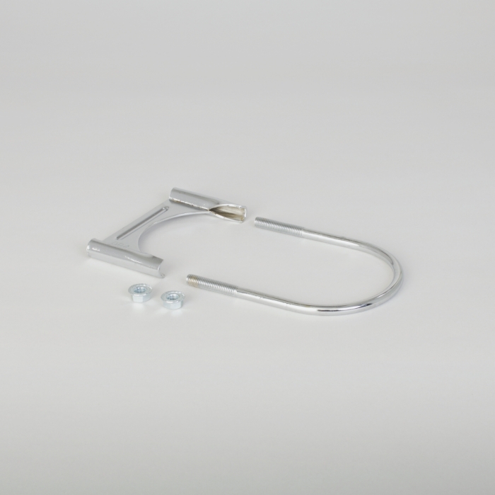 GUILLOTINE SINGLE SADDLE CLAMP, 4", CHROME