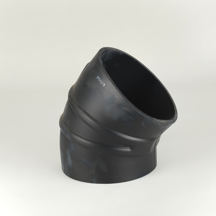 RUBBER 45 ELBOW, 10" ID