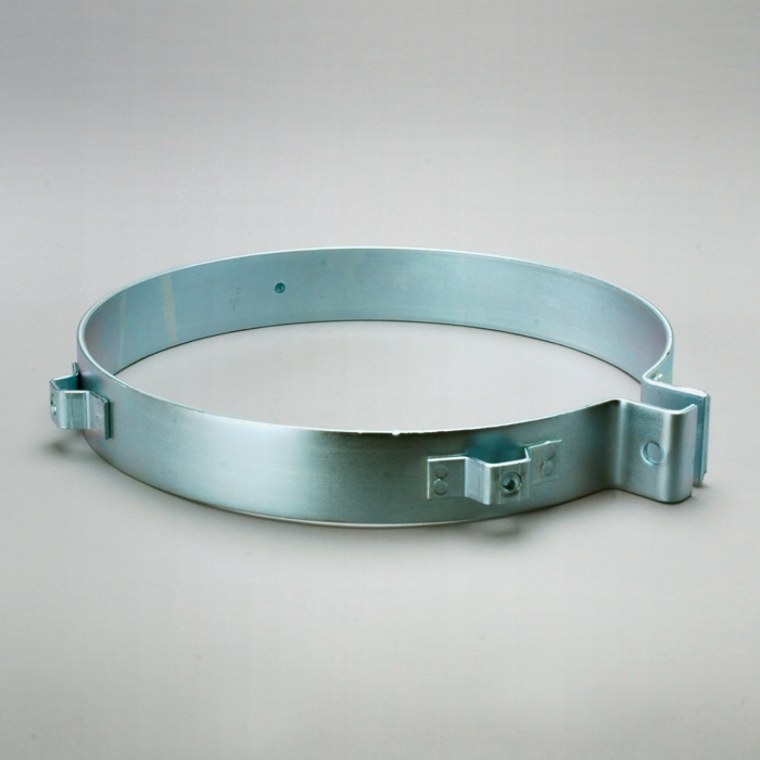 MUFFLER GUARD CLAMP, CHROME, 9"