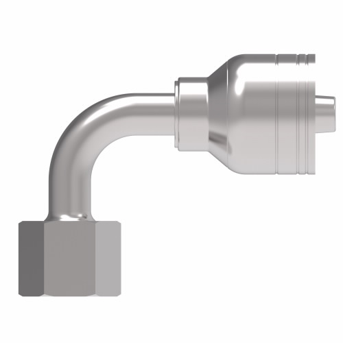 BSPP 60° CONE FEMALE 90° ELBOW