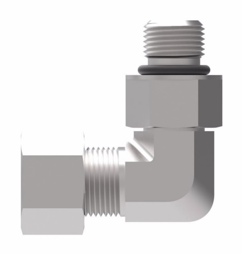 90° FEMALE ELBOW STR THD ORING