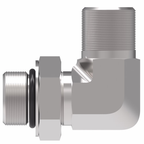 90° FEMALE ELBOW STR THD ORING