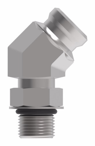 MALE SAE O-RING TO FEM STC 45°