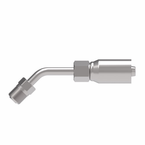 INVERTED MALE SWIVEL 45° TUBE ELBOW