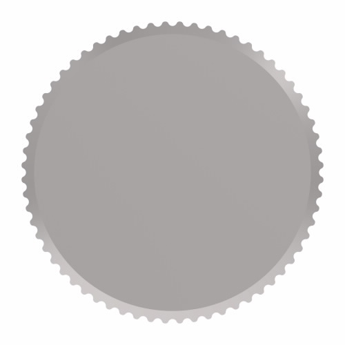 NOTCHED SCALLOPED BLADE