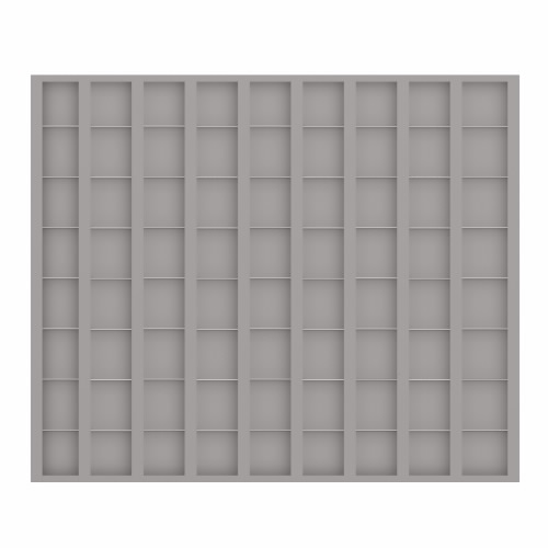 STOCK CABINET 72 COMPART