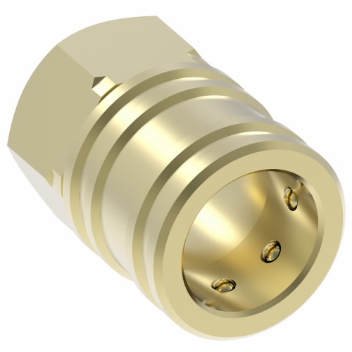 FEM.ST 1/8NPT PAS.LIBRE LAITON