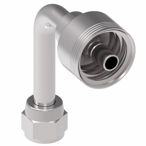 FEMALE JIC/37° SWIVEL 90° LONG