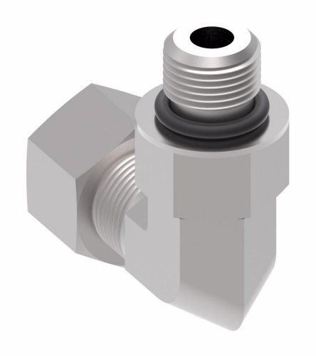 90° FEMALE ELBOW STR THD ORING